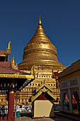 Bagan Myanmar. Shwezigon pagoda.  